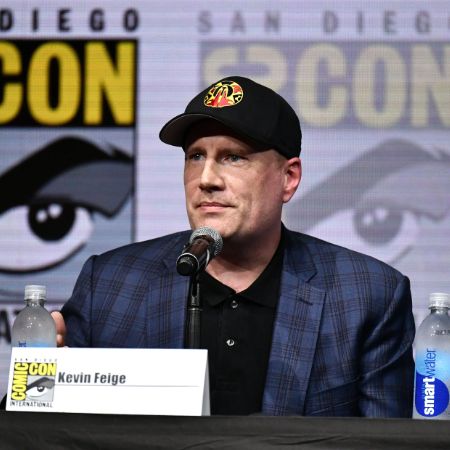 Kevin Feige interacting with people at comic con